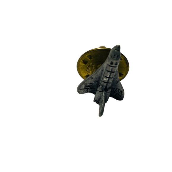 Space Shuttle Vintage Tie Tack Lapel Pin NASA Challenger Discovery Columbia USSF - Picture 4 of 5